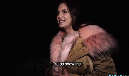 Pikaper filmed a young brunette and fucked her on camera in POV