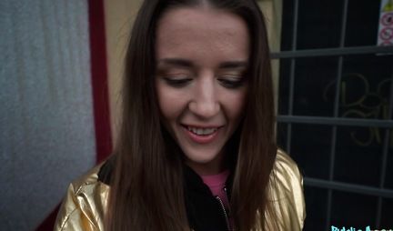 Pikaper arranges public sex with a stranger and removes a gang bang from the first person