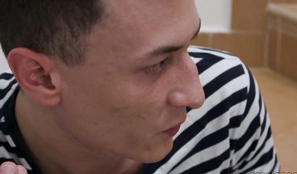 The guy in the vest on the steps fucked a thin brunette deep in the vagina