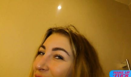 Tattooed Casting Girl Prepares for DP