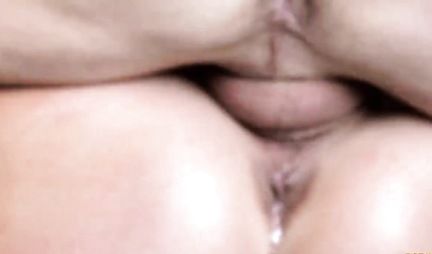 Brunette after rough night sex with long playing hot stranger