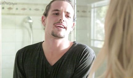 Spied on a naked busty mom and fucked her at will