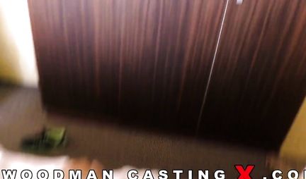 Big tit blonde enjoys anal and DP during casting