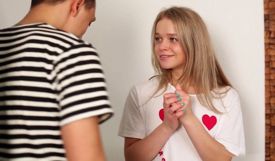 Russian young beauty spreads her legs in different direct...