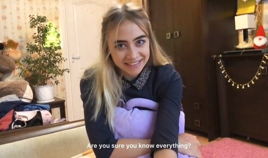 The girl with her friend did not refuse the opportunity t...