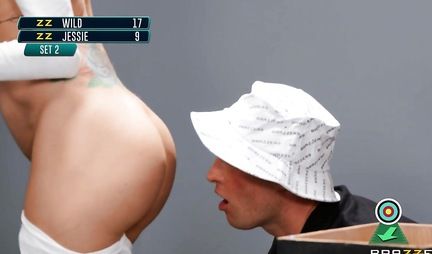 Tattooed blonde with big tits doesn mind having sex with a young