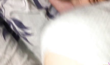 Russian young wife after blowjob did not refuse her husband to shoot homemade porn close-up