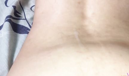 Russian young wife after blowjob did not refuse her husband to shoot homemade porn close-up