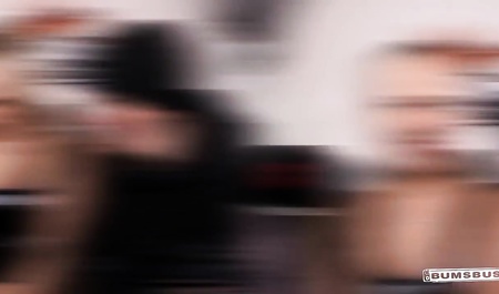 Guy bangs cute blonde German winter in the car