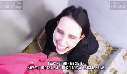 Russian girl in public agreed to a pickup truck and had sex with a stranger