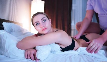 The stepson seduced the mother to shoot Russian homemade porn and fucked the woman