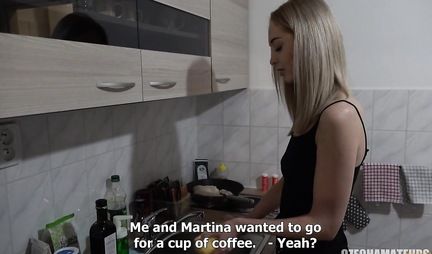 A guy from Prague took a chick for himself to shoot homemade porn in the first person