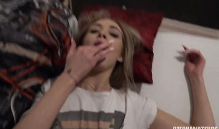 A guy from Prague took a chick for himself to shoot homemade porn in the first person