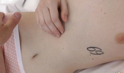 The guy woke up his sleeping Russian girlfriend to shoot homemade porn close-up