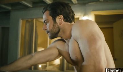 Until the husband sees, his wife with big tits fucks with her lover