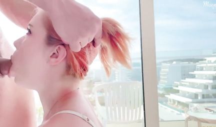 Redhead young girl and her boyfriend make Russian homemade porn