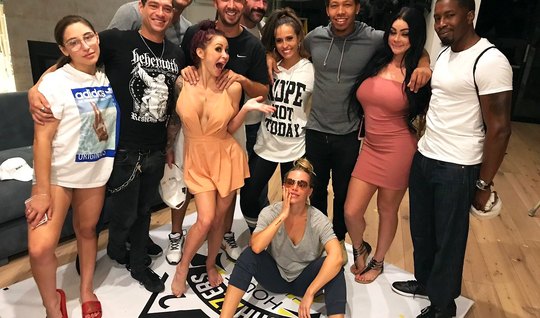 During a porn parody, Strawberry stars staged the most de...