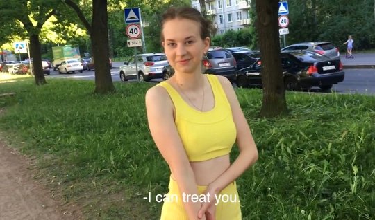 After pickup brought Russian girl home for home sex and o...