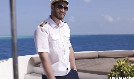 The lover took the blonde out into nature and there fucked her with a long dick