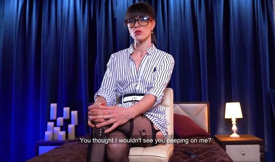 Mom in stockings lifted her legs up and got deep anal fro...