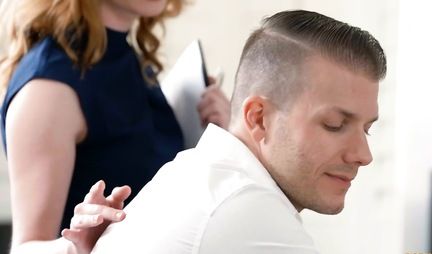 Redhead girl after blowjob and Cooney spreads her legs for a passionate vaginal