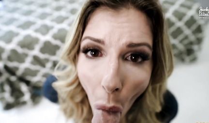 Big Tits Mom POV Blowjob and Fuck