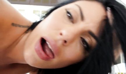 New mom with big tits cheats on husband with his son and cums from spanking