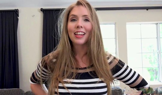 Chick with a hairy pussy from the first person rides on t...