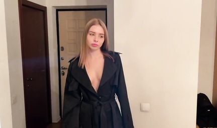 Russian beauty cheats on her husband and is filmed at the same time in homemade porn on camera