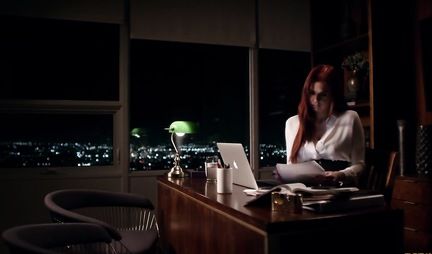 The blonde and her lover eagerly and passionately have sex in a variety of positions