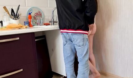 Russian girl in lingerie does not refuse the opportunity to cum during homemade porn