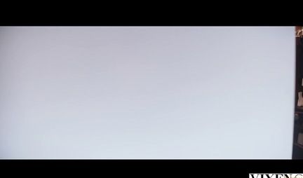 Brunette after a gentle blowjob substitutes a tight hole for a real whipping