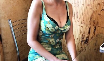 Mom with big milkings and her lover make homemade porn in the first person