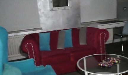 Sleeping lecher exposes hairy slit for Russian sex on video camera