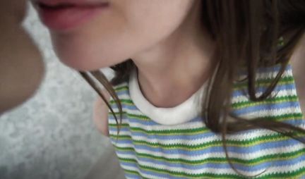 Russian young girl cheats on her boyfriend and has an orgasm in doggystyle pose