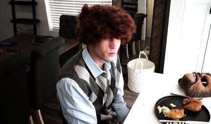 Mom and her friend seduce stepsons for swinger sex after breakfast