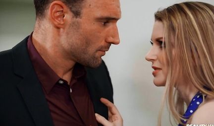 Woman with big tits in a pose doggy style bent over for a passionate fuck