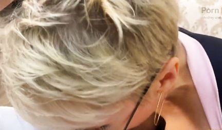 Russian mom with glasses opens her mouth for a deep blowjob and orgasm