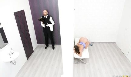 Depraved girls with big boobs are ready for group sex with a brunette