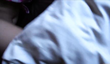 Wife in pajamas spreads her legs for close-up homemade porn