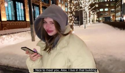 Russian girl during a pickup truck allows herself to be fucked while drunk