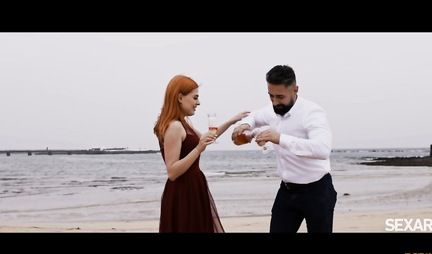 Red-haired girl during a blowjob wanted gentle sex and satisfaction