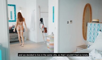 A tender girl gave her boyfriend a real Russian blowjob with a swallow