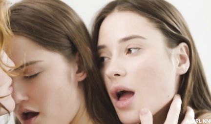 Tattooed lesbians bring themselves to orgasm with solo masturbation and cunnilingus