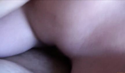 Guy fucks mom in the ass close up in front of a webcam