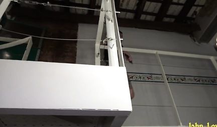 Tattooed guy fucks girlfriend and then her stepsister