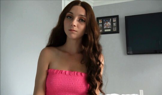 A young girlfriend wants to get an orgasm and climbs on a...