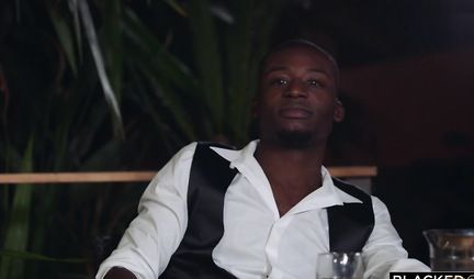 Asian girl with a juicy ass fucks with a brutal black man in nature