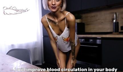 The guy pierced the juicy pussy of a Russian girl with a big dick