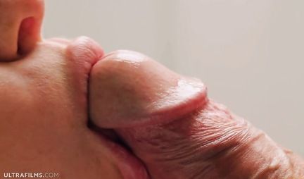 A young guy with a strong dick gently penetrates a red-haired girlfriend